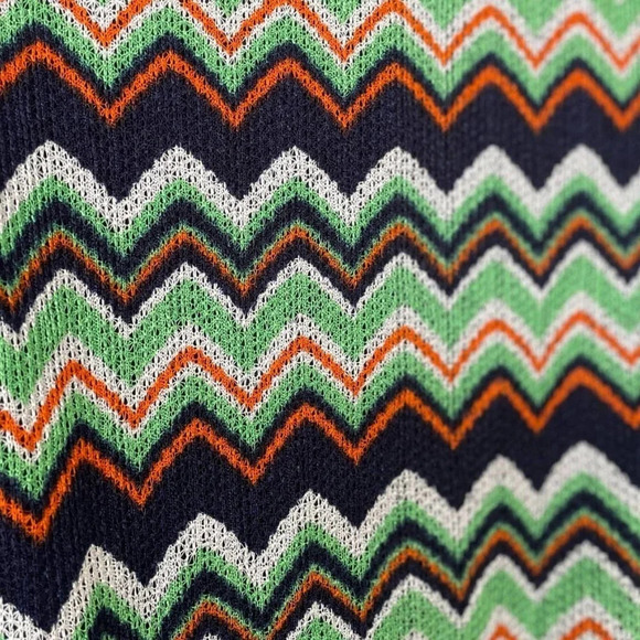 Jodi Kristopher Women's Chevron Multicolor Blouson Dress Size XL - Picture 7 of 7